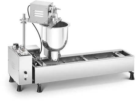Friggitrice Automatica Per Ciambelle A Fila Singola，Macchina Automatica A Ciambelle，Alta Efficienza E Risparmio Facile Da Pulire E Manutenere Risparmio Di Tempo E Manodopera Per Hotel, Mense