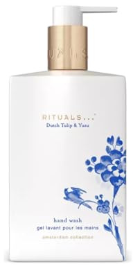 Rituals Amsterdam Collection Handseife, Seifenfreie Formel, mit Glycerin und Betain, Duft aus Yuzu, Tulpe, Schwarzem Pfeffer und Sandelholz, Nachfüllbare Glasflasche