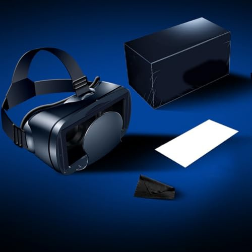 Justerbart VR-headset med kontroll: Uppslukande 3D-glasögon för 5-7 tums telefoner, ögonskyddsdesign för spelfilmer