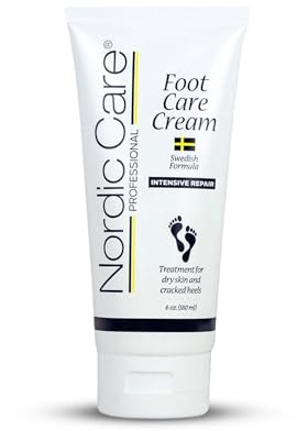 Nordic Care Foot Care Cream Intensive Repair | 10% Urea Treats Severely Dry Feet & Cracked Heels | Noticeable Results In Days