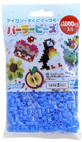 Perler Beads 1,000 Count-Blue Glitter