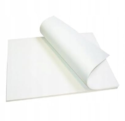 Fogli di carta filtro in cellulosa 45x56 cm – 5 pezzi | 84g/m² | Carta filtrante quadrata per liquidi – uso industriale e laboratorio