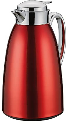 Cilio Venezia Bouteille Isotherme en Acier Inoxydable Rouge 1 l