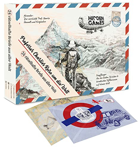 Hidden Games - Rätsel-Adventskalender 2025 - Professor Charlies Reise um die Welt - Deutsch - In 24 Episoden mit vielen kniffligen Rätseln
