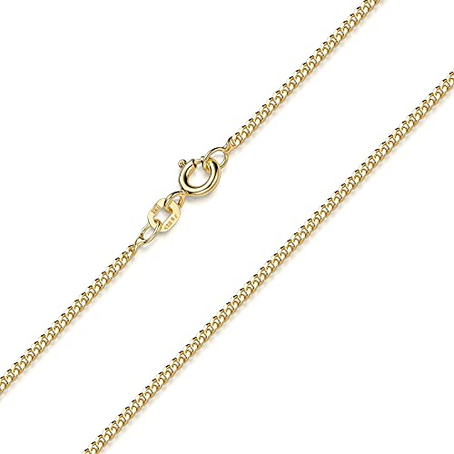 MATERIA by Matthias Wagner Panzerkette Herren Damen gold - 60cm Halskette Silber 925 Gelbgold vergoldet K88-60