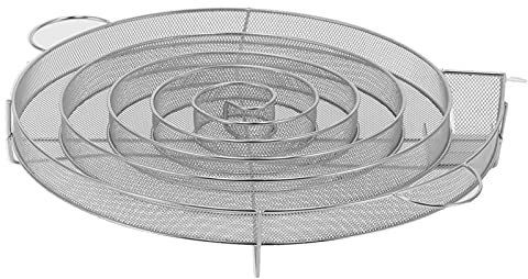 Générateur de fumoir à Froid pour Barbecue, Fumage à Chaud ou à Froid Fumoir à granulés de Bois en Acier Inoxydable, Parfait pour Fumer du Fromage, du Porc, du Poisson, du Saumon