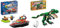 LEGO 60373 City Lancha de Rescate de Bomberos y Zodiac, Barcos Flotantes, Mochila Propulsora, Juguetes de Baño para Niños y Niñas de 6 Años o Más & 31058 Creator 3en1 Grandes Dinosaurios, Pterodáctilo