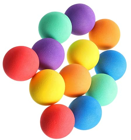 HOLIDYOYO 48 Stück Schwammbälle Aus Eva Weiche Schaumstoffbälle Bunte Schwammbälle Partygeschenke Tütenfüller Kratzbälle Für Katzen Eva-Schaumstoffball Spiel-Nachfüllbälle Für Die Heimparty