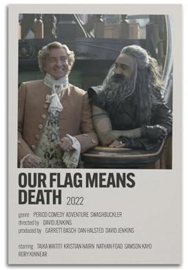 Krem Our Flag Means Death Poster Wall Art Canvas Gift For Friend Bed Room Living Room Decor Modern Aesthetic20x30inch(50x75cm) Unframe-style