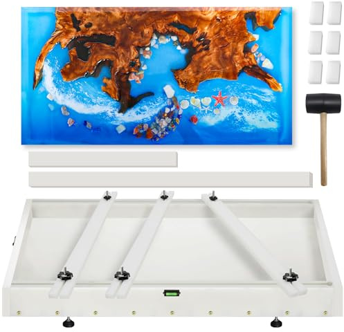 Large Resin Molds for Epoxy Resin,Reusable Epoxy Table Mold,36x18 Inch Epoxy Resin Molds for Coffee Table,Resin Table,River Table,Tray,Cutting Board,Home Decoration