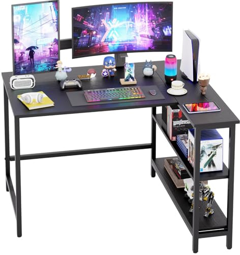 PayLessHere 110cm L-Shaped Computer Gaming Desk