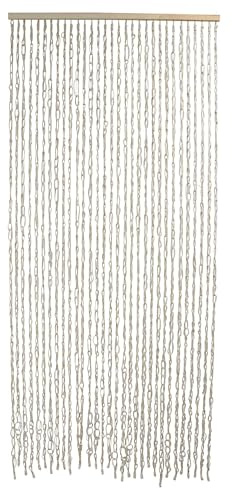 FRANK FLECHTWAREN Türvorhang Cotton, Baumwolle, gewachst, Holzleiste Maße: GH 200 cm, Breite 90 cm