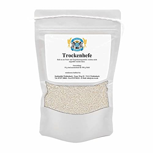 Stadtmühle Waldenbuch Trockenhefe, Backhefe, für einen lockeren Teig und perfektes Backergebnis, 250 g