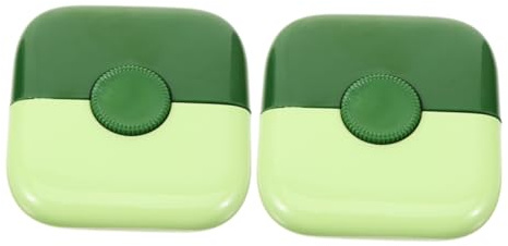 Pettine Tagliacapelli Verde 2 Pezzi in Plastica per Donna | Casa e Uso Commerciale, Rifinitura delle Punte Doppie, Operazione Manuale Semplice e Precisa