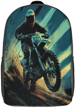 kaiyun Motorrad Kinderrucksack Mit Gepolsterten Schultergurten Off-road Rucksack,für Kinder Zum Mitnehmen Zur,in Den Urlaub Usw.17inch