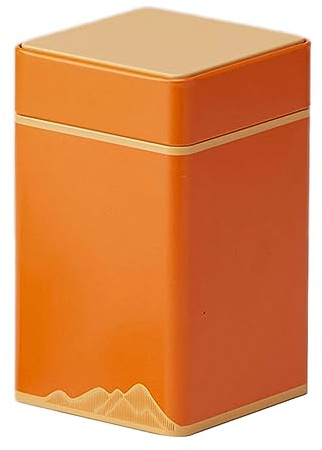 Ldbuejiaja Boîtes carrées en métal avec couvercles, boîtes vides, boîtes décoratives courtes/hautes, boîtes de rangement pour bonbons, thé en vrac, bouteilles en fer blanc