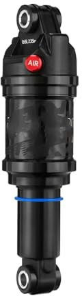 Amortisseur de suspension pneumatique Amortisseur Arrière Vélo À Air, Longueur 125Mm/150Mm/165Mm/190Mm, Pression D'air Réglable, VTT(165mm)