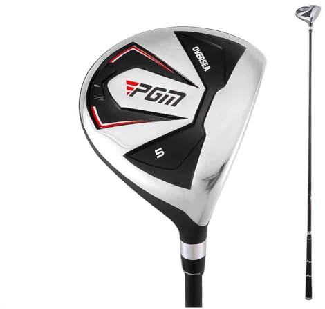 #1/#3/#5/4H, mazza da golf ibrida in legno per mancini o destrorsi, con asta in grafite, per uomini, donne, golfisti, conducenti e sport fairway (destra, #5, nero)