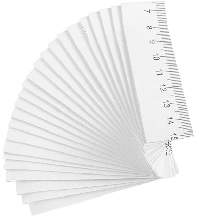 Sosoport Ruban de Mesure Jetable en Papier 1 Mètre Lot de 100 Pièces Règle de Mesure Précise pour Plaies et Mensurations Corporelles Usage Unique Médical et Hospitalier