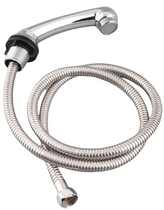 Cabezal de Ducha para Peluquería con Alcachofa para Grifo de Lavabo | Manguera 1.2 m, Para Lavado de Cabello, Para Salón, Peluquerías, Baños