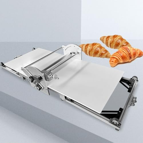 Macchina elettrica del rullo della pasta, spessore regolabile e ampia pressatura per pizza fatta in casa, pane e pasticceria