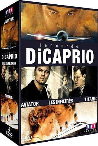 Leonardo Di Caprio : Titanic + Infiltrés + Aviator