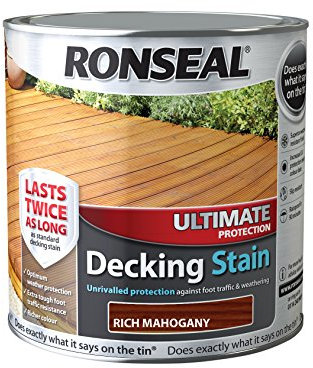 RONSEAL UDSRM25L 2.5 Litre Ultimate Protection Decking Stain - Mahogany