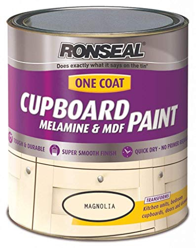 Ronseal OCCMPM750 750 ml One Coat Cupboard Melamine and MDF - Magnolia