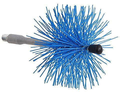 Saturnia 22020710 Kaminkehrbürste, Nylon, flexibel, 120 mm, 21x13x13 cm