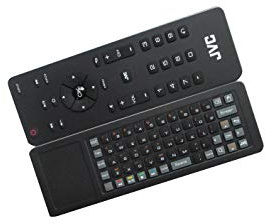 Hotsmtbang Replacement Remote Control with QWERTY Keyboard Compatible for JVC SP50MC JLE55SP Full HD 1080p LED TV