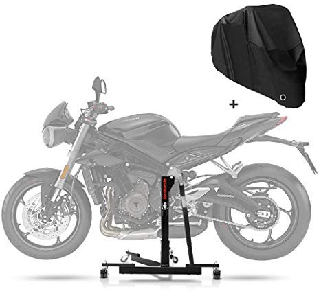 ConStands Zentralständer kompatibel mit Ducati Monster 937 21-25 Power Evo + Abdeckplane