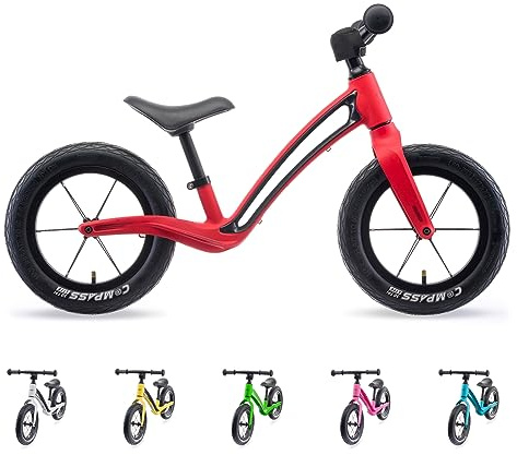 Hornit AIRO Balance Bike | Kids Balance Bike | 12 Inch Kids Bike | Toddler BIke | Push Bike | Magma Red
