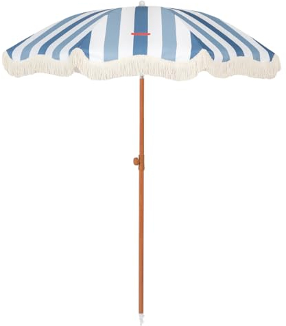 Flamingueo Parasol Plage - Parasol de Jardin Exterieur, Parasol Plage Anti UV UPF 50+, Parasol Inclinable, Parasol de Terrasse (210 x 170 cm)