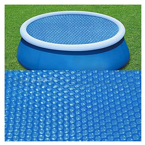 Coperture per Piscine solari Rotonde Fuori Terra, vasche idromassaggio all'aperto/Coperta riscaldante Solare per Piscina Gonfiabile, Antipolvere e ritenzione di Calore, Diametro 1/
