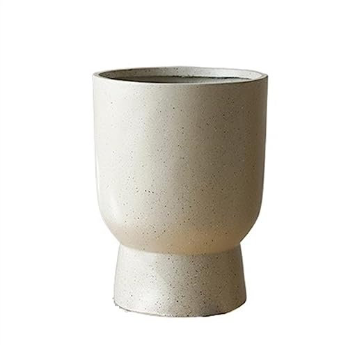 Maceta Interior Macetas for plantas de piso Macetas con forma de cáliz de cemento Macetas grandes y simples de color sólido Plantas verdes Floricultura Macetas for dormitorio / estudio / sala de estar