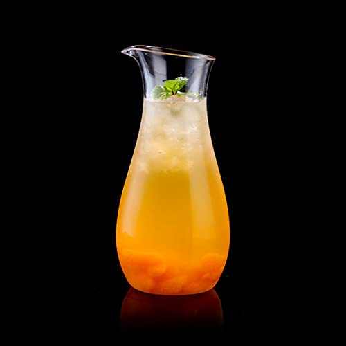 Succo Trasparente Acrilico, Brocca d'acqua Contenitore per Vino B età Caraffa per Bollitore per Bottiglia da Bar (700 cc)
