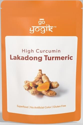Curcumin Turmeric-Lakadong Turmeric powder -225g | High Curcumin (7-9%)- lab tested for Purity & Heavy Metals | No Additives, Traditionally grown | Direct from India | Resealable pack