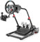 DIWANGUS UK Steering Wheel Stand Foldable fit for Logitech G29/G920/G923, for Thrustmaster T248/T300/Ferrari 458/T150/T80, Racing Wheel Stand with Adjustable Height/Angle, No Wheels or Pedals Included