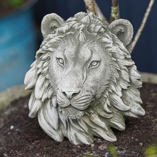 Tête de lion à suspendre en forme de buste - Décoration de jardin en plein air - Animaux africains