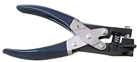 Glomora Perforatore, Pinza Perforatrice Per Orologio, Perforatrice Per Slot Per Schede, Pinza Perforatrice Portatile Tonda In Metallo Per PVC Alluminio (R10)