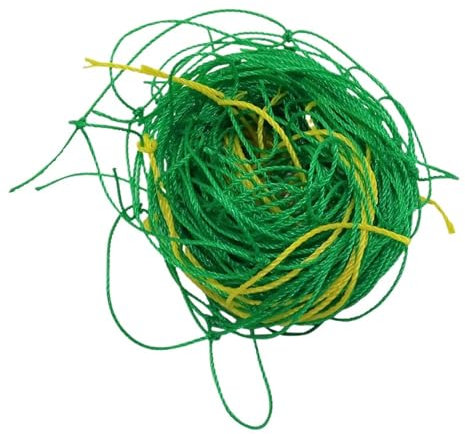 QAUUCP Ranknetz for Kletterpflanzen, strapazierfähiges Ranknetz for den Garten, for Weinreben, Obst und Gemüse, Kletterpflanzen im Garten Pflanzennetz(1.8m x 3.6m)