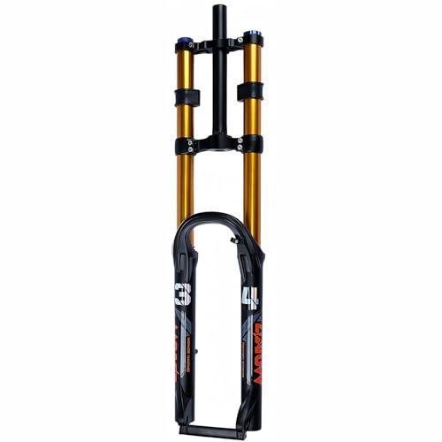 DH Downhill Mountainbike-Federgabel 26 27,5 Zoll Federweg 160/180/200 Mm MTB-Luftgabel Rückpralleinstellung Doppelschulter-Fahrrad-Vorderradgabel Steckachse 9 X 100 Mm