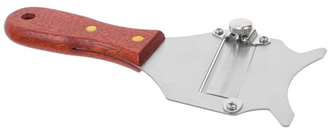 Warmhm Trancheuse à Truffes Acier Inoxydable Rabot à Fromage Réglable Manche Lisse Coupe-légumes Pour Cuisine Éplucheuse à Ail