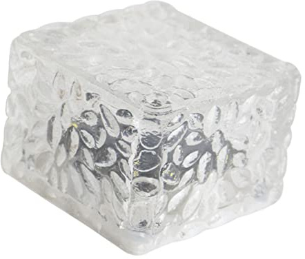 HAMPPLIES Luce Solare da Pavimento Quadrata LED Bianca per Esterno | Ip65, Ricarica Automatica, Plastico, Giardino e Campeggio, Formato 1 Pezzo