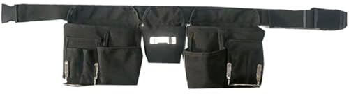 Pocket Tool Belts Gardening Belt with Quick Releases Buckle Adjustable Utility Work Apron for Men Women Gardening Quick Release Buckle
