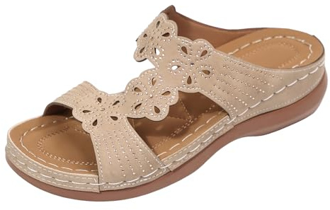 Generisch Sandales Randonnée Femme Sandales De Trekking Pieds Nus Avec Sangle Réglable Confort Premium Orthopédiques Pour Femmes À Enfiler Avec Soutien De La Voûte Plantaire