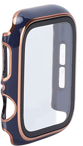Jeanoko Klockfodral Blue Gold Ultratunt Skyddsfodral med Skärmskydd för Användare Av Smarta Armbandsur