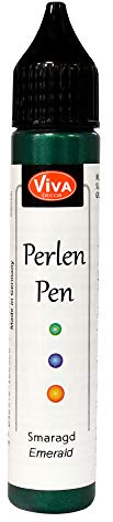 Viva Decor Pearl Pen, 25ml, Emerald