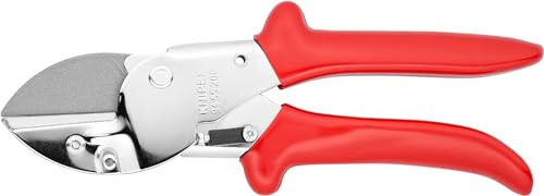 KNIPEX Amboss-Schere verchromt mit Kunststoff-Hüllen 200 mm, 94 55 200