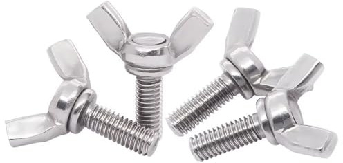 Dreneco Vis à Oreilles en Acier Inoxydable, M8×45mm,3 pcs